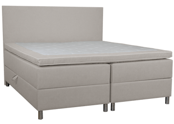 Säng med förvaring beige 160x200 cm - beige - Products - Möbler - Säng - Säng med förvaring