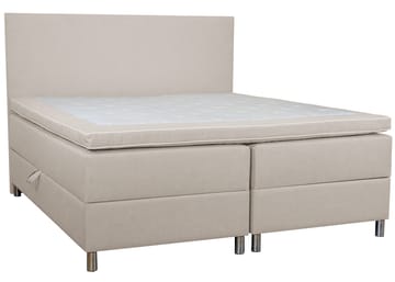 Säng med förvaring beige boxbed 180x200 cm - Beige - Products - Möbler - Säng - Säng med förvaring