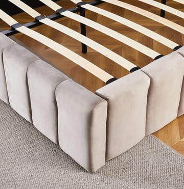 Sängram med led-belysning 180x200 cm - Beige - Products - Möbler - Säng - Sängram & sängstomme