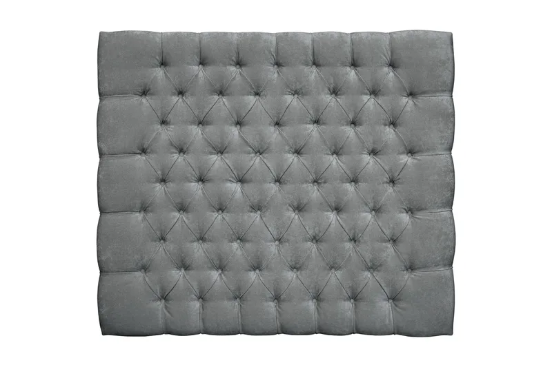 Celine  Sänggavel 120 cm - Grå/Sammet - Products - Möbler - Säng - Sängtillbehör & sänggavel - Sänggavel