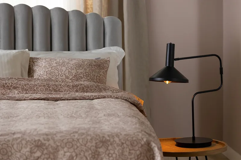 Davia Sänggavel 120 cm - Ljusgrå/Sammet - Products - Möbler - Säng - Sängtillbehör & sänggavel - Sänggavel