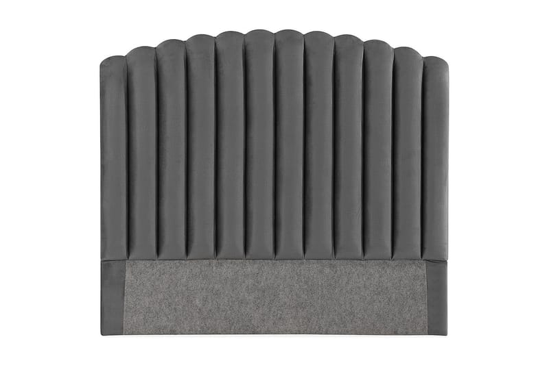 Davia Sänggavel 140 cm - Mörkgrå/Sammet - Products - Möbler - Säng - Sängtillbehör & sänggavel - Sänggavel