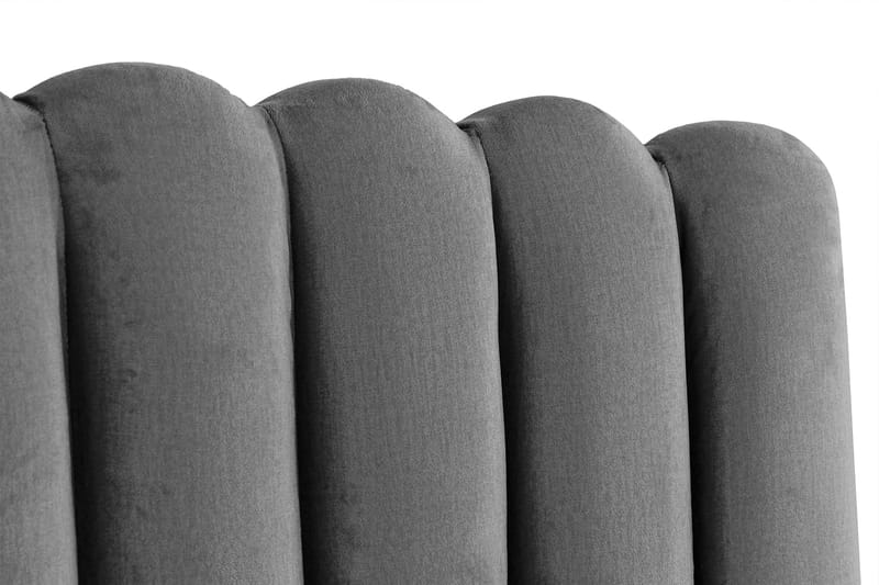Davia Sänggavel 160 cm - Mörkgrå/Sammet - Products - Möbler - Säng - Sängtillbehör & sänggavel - Sänggavel