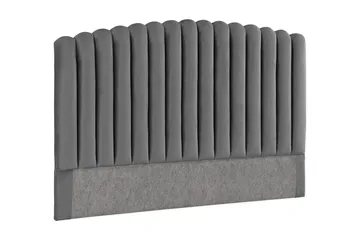 Davia Sänggavel 160 cm - Mörkgrå/Sammet - Products - Möbler - Säng - Sängtillbehör & sänggavel - Sänggavel