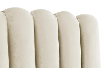 Davia Sänggavel 180 cm - Beige/Sammet - Products - Möbler - Säng - Sängtillbehör & sänggavel - Sänggavel