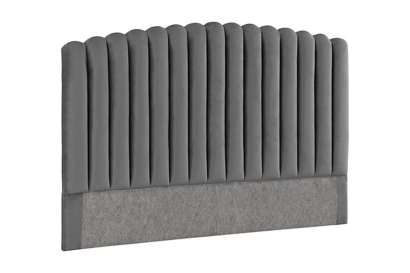 Davia Sänggavel 180 cm - Mörkgrå/Sammet - Products - Möbler - Säng - Sängtillbehör & sänggavel - Sänggavel