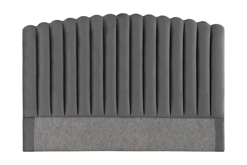 Davia Sänggavel 180 cm - Mörkgrå/Sammet - Products - Möbler - Säng - Sängtillbehör & sänggavel - Sänggavel