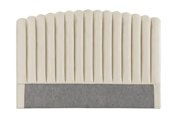 Davia Sänggavel Sammet 160 cm - Beige - Products - Möbler - Säng - Sängtillbehör & sänggavel - Sänggavel