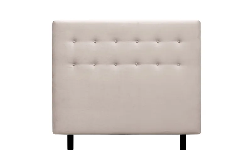 Dream Sänggavel 140 cm Symmetriska knappar Fresh 01 Beige