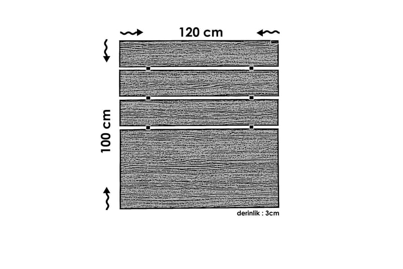 Feldene Sänggavel - Valnöt - Products - Möbler - Säng - Sängtillbehör & sänggavel - Sänggavel