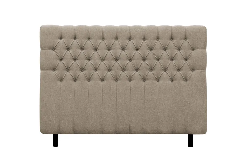 HVILA Lyx Sänggavel 180 cm Kronos 15 Ljusgrå
