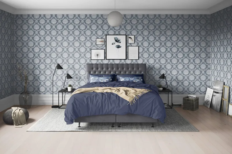 Joluma Sänggavel 105 Knappar - Mörkgrå - Products - Möbler - Säng - Sängtillbehör & sänggavel - Sänggavel