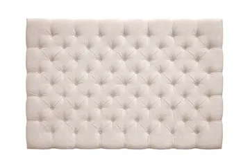 Joluma Stoppad Sänggavel & Huvudgavel 180 cm i Plysch med Knappar - Ljusbeige - Products - Möbler - Säng - Sängtillbehör & sänggavel - Sänggavel
