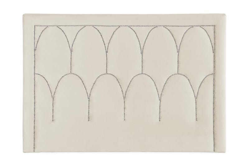 Leva Sänggavel 180cm - Beige/Sammet - Products - Möbler - Säng - Sängtillbehör & sänggavel - Sänggavel