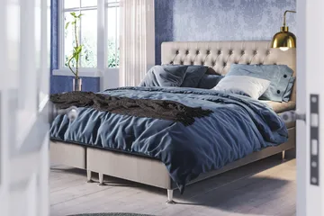 Meja Diamant Sänggavel 180x120 - Ljusgrå - Products - Möbler - Säng - Sängtillbehör & sänggavel - Sänggavel