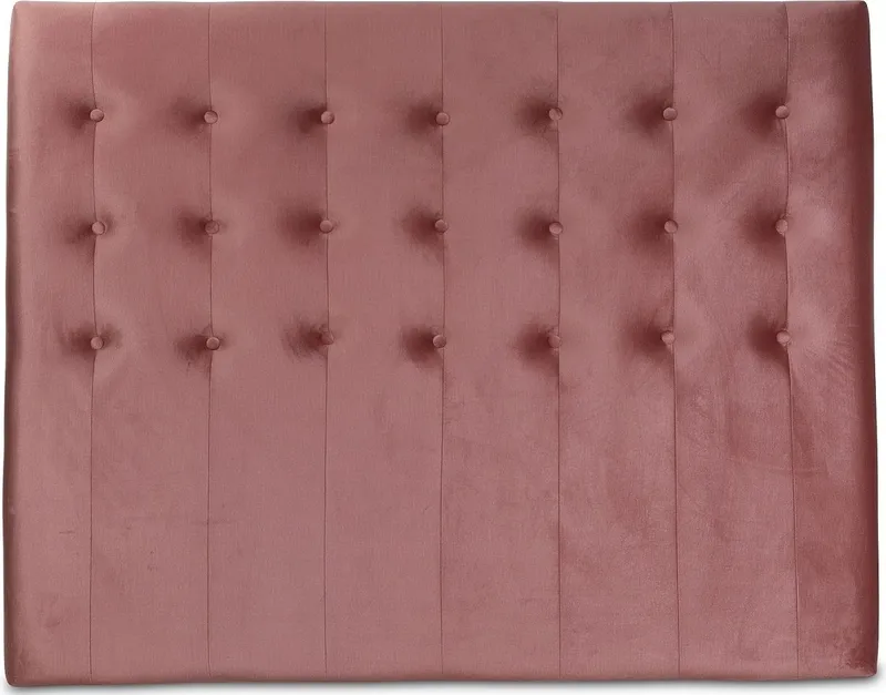 Sänggavel Centa med Knappar Sammet 90 cm - Rosa - Products - Möbler - Säng - Sängtillbehör & sänggavel - Sänggavel