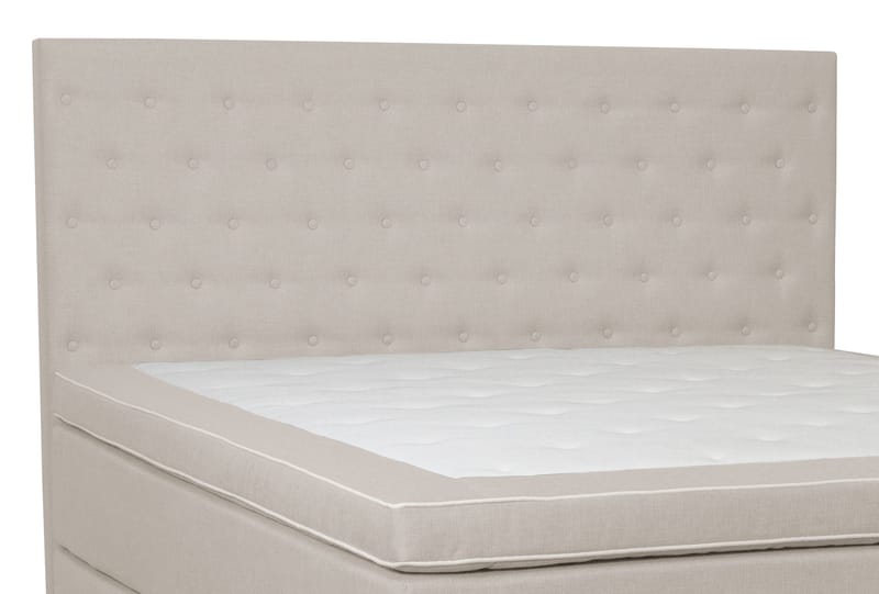 Sänggavel med Knappar 130 cm Hög Beige - 180 cm - Products - Möbler - Säng - Sängtillbehör & sänggavel - Sänggavel