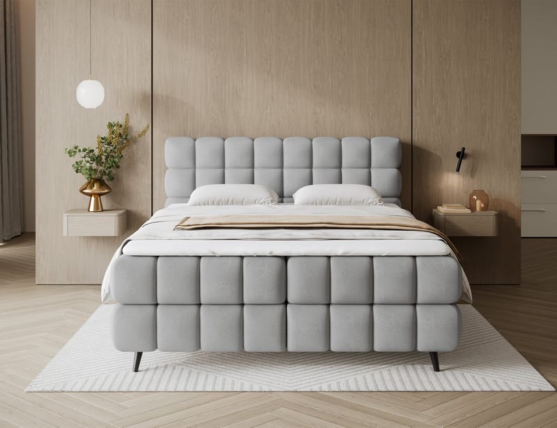 Sabeno Sängpaket Bubblig Kontinentalsäng med förvaring 140x200 cm - Calmora 04 - Products - Möbler - Säng - Säng med förvaring