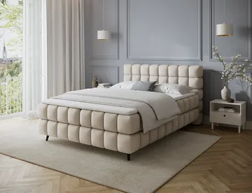 Sabeno Sängpaket Bubblig Kontinentalsäng med förvaring 140x200 cm - Royal 18 - Products - Möbler - Säng - Säng med förvaring