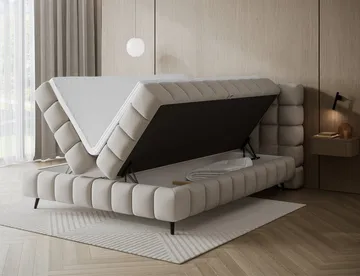 Sabeno Sängpaket Bubblig Kontinentalsäng med förvaring 140x200 cm - Royal 18 - Products - Möbler - Säng - Säng med förvaring