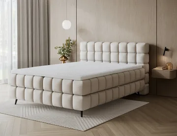 Sabeno Sängpaket Bubblig Kontinentalsäng med förvaring 140x200 cm - Royal 18 - Products - Möbler - Säng - Säng med förvaring