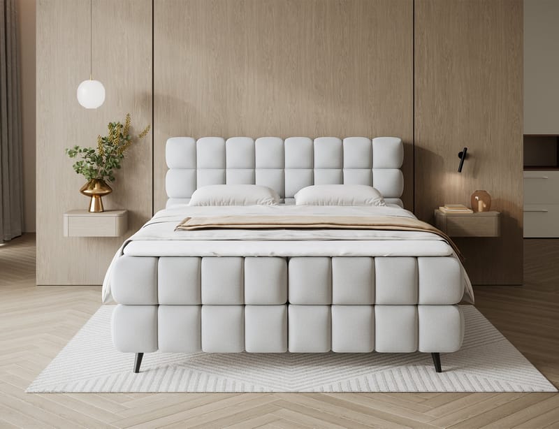 Sabeno Sängpaket Bubblig Kontinentalsäng med förvaring 140x200 cm - Tonall 03 - Products - Möbler - Säng - Säng med förvaring