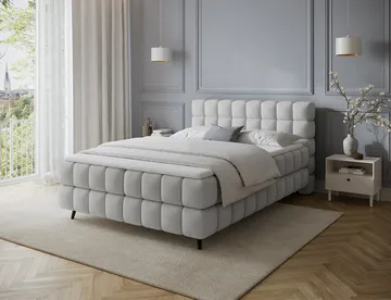 Sabeno Sängpaket Bubblig Kontinentalsäng med förvaring 140x200 cm - Tonall 03 - Products - Möbler - Säng - Säng med förvaring