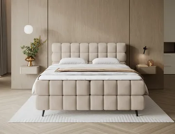 Sabeno Sängpaket Bubblig Kontinentalsäng med förvaring 180x200 cm - Calmora 18 - Products - Möbler - Säng - Säng med förvaring