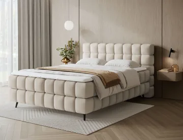 Sabeno Sängpaket Bubblig Kontinentalsäng med förvaring 180x200 cm - Calmora 18 - Products - Möbler - Säng - Säng med förvaring