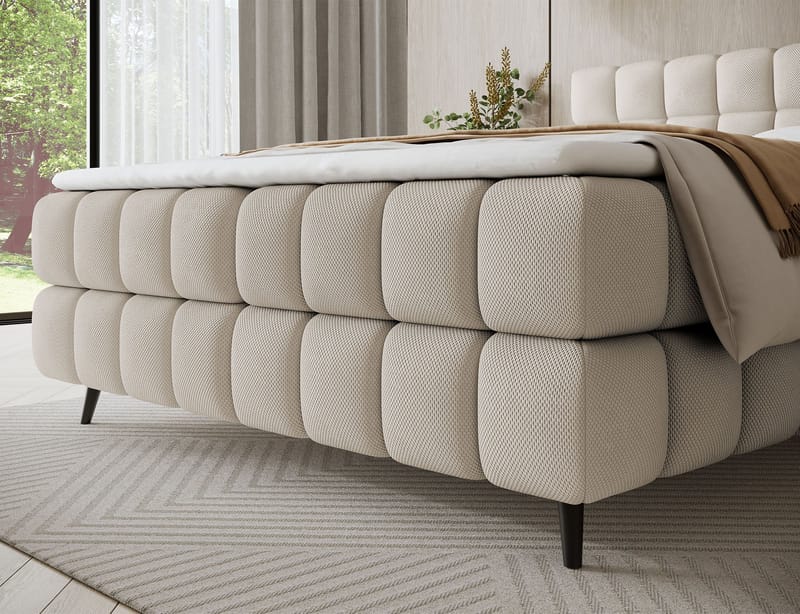 Sabeno Sängpaket Bubblig Kontinentalsäng med förvaring 180x200 cm - Calmora 18 - Products - Möbler - Säng - Säng med förvaring