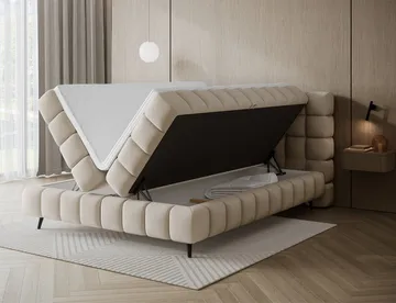 Sabeno Sängpaket Bubblig Kontinentalsäng med förvaring 180x200 cm - Calmora 18 - Products - Möbler - Säng - Säng med förvaring