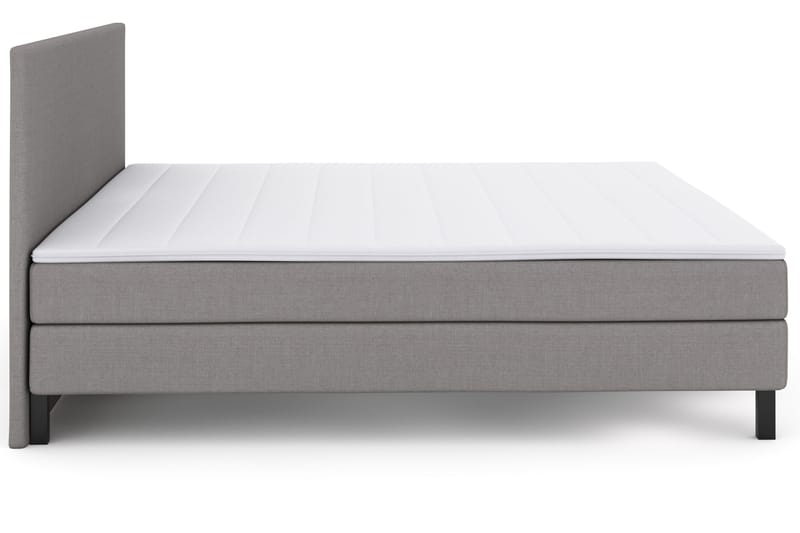 Select No 2 Komplett Sängpaket 210x210 - Ljusgrå/Svart - Products - Möbler - Säng - Kontinentalsäng