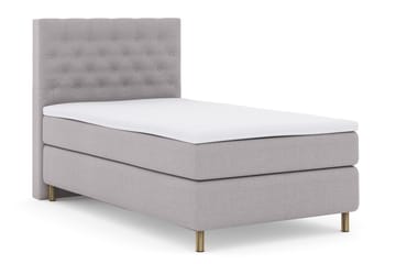 Select No 3 Komplett Sängpaket 120x200 Fast - Ljusgrå/Koppar - Products - Möbler - Säng - Enkels äng