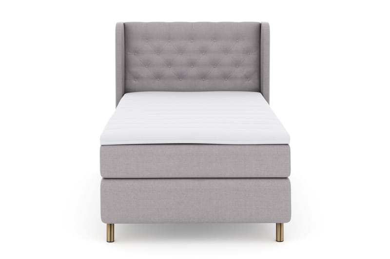 Select No 3 Komplett Sängpaket 120x200 Fast - Ljusgrå/Koppar - Products - Möbler - Säng - Enkelsäng