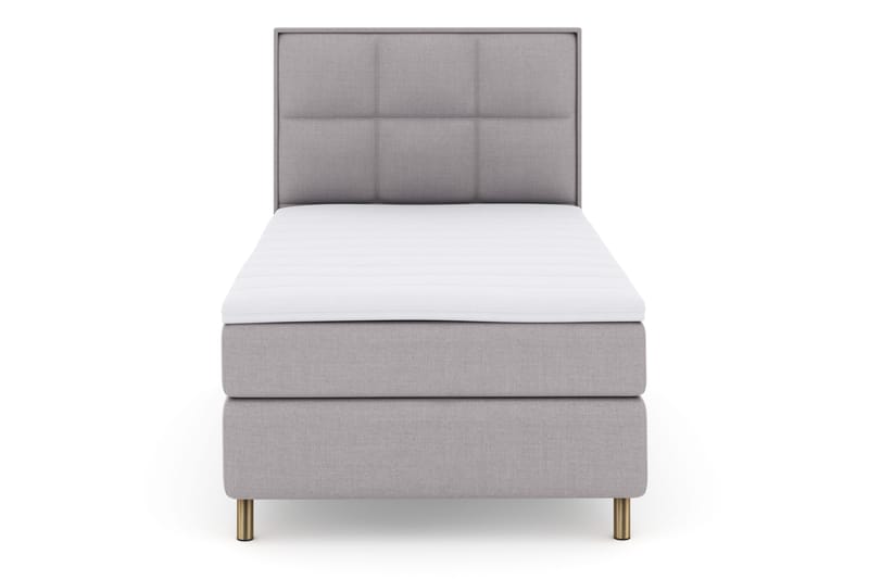 Select No 3 Komplett Sängpaket 120x200 Fast - Ljusgrå/Koppar - Products - Möbler - Säng - Enkelsäng