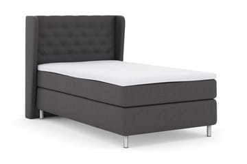Select No 3 Komplett Sängpaket 120x200 Fast - Mörkgrå/Metall - Products - Möbler - Säng - Enkelsäng