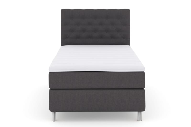 Select No 3 Komplett Sängpaket 120x200 Fast - Mörkgrå/Metall - Products - Möbler - Säng - Enkelsäng