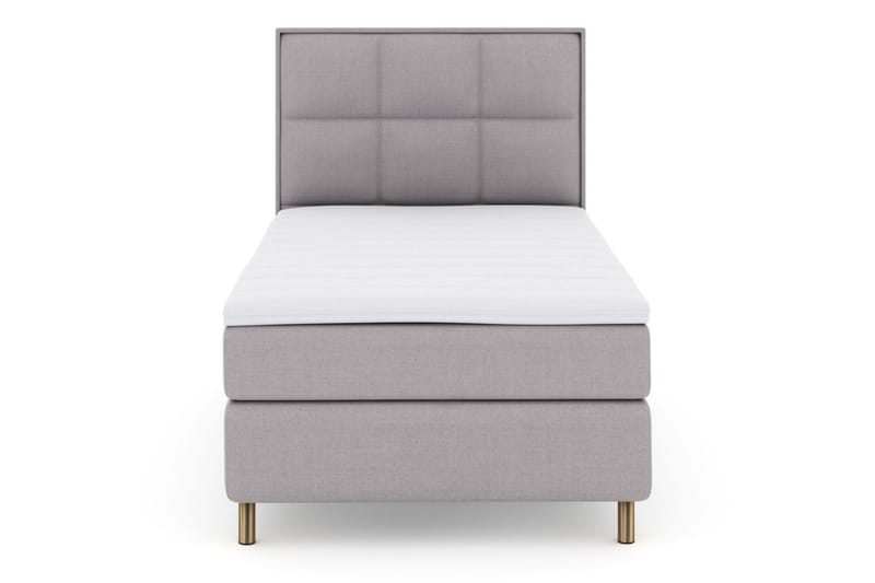 Select No 3 Komplett Sängpaket 120x200 Medium - Ljusgrå/Koppar - Products - Möbler - Säng - Enkelsäng