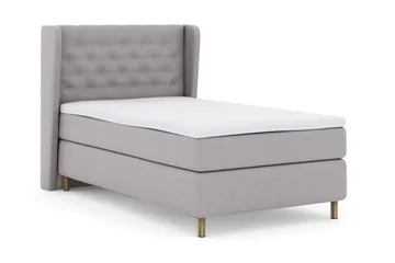 Select No 3 Komplett Sängpaket 120x200 Medium - Ljusgrå/Koppar - Products - Möbler - Säng - Enkelsäng