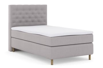 Select No 3 Komplett Sängpaket 120x200 Medium - Ljusgrå/Koppar - Products - Möbler - Säng - Enkelsäng