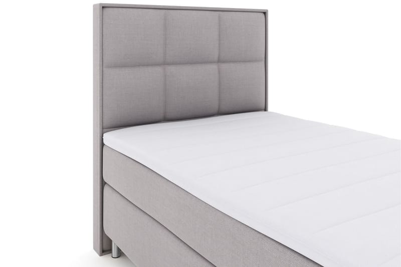 Select No 3 Komplett Sängpaket 120x200 Medium - Ljusgrå/Metall - Products - Möbler - Säng - Enkelsäng