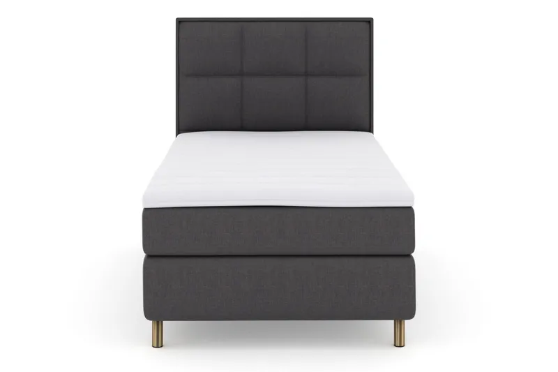 Select No 3 Komplett Sängpaket 120x200 Medium - Mörkgrå/Koppar - Products - Möbler - Säng - Enkelsäng