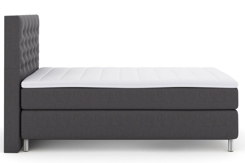 Select No 3 Komplett Sängpaket 120x200 Medium - Mörkgrå/Metall - Products - Möbler - Säng - Enkelsäng