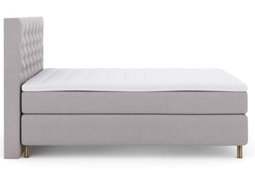 Select No 3 Komplett Sängpaket 140x200 Fast - Ljusgrå/Koppar - Products - Möbler - Säng - Kontinentalsäng