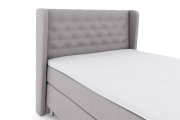 Select No 3 Komplett Sängpaket 140x200 Fast - Ljusgrå/Metall - Products - Möbler - Säng - Kontinentalsäng