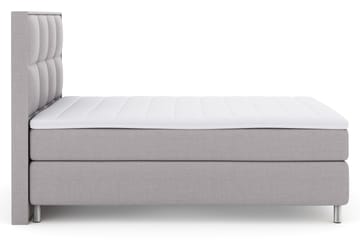 Select No 3 Komplett Sängpaket 140x200 Fast - Ljusgrå/Metall - Products - Möbler - Säng - Kontinentalsäng
