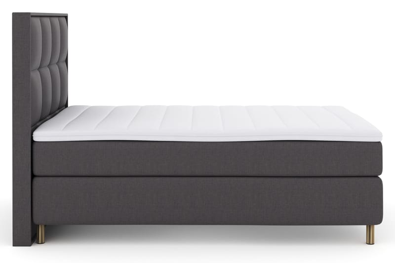 Select No 3 Komplett Sängpaket 140x200 Fast - Mörkgrå/Koppar - Products - Möbler - Säng - Kontinentalsäng
