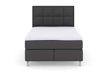 Select Rutig Sänggavel 140 cm - Mörkgrå