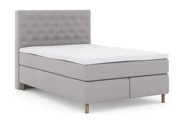 Select No 3 Komplett Sängpaket 140x200 Medium - Ljusgrå/Koppar - Products - Möbler - Säng - Kontinentalsäng