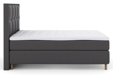 Select No 3 Komplett Sängpaket 140x200 Medium - Mörkgrå/Koppar - Products - Möbler - Säng - Kontinentalsäng